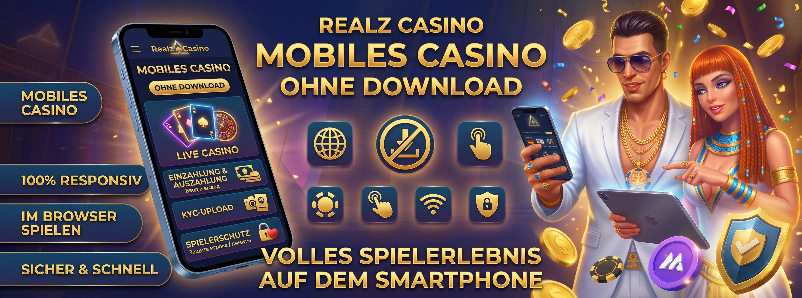 Realz Casino mobiles Casino ohne Download (1)